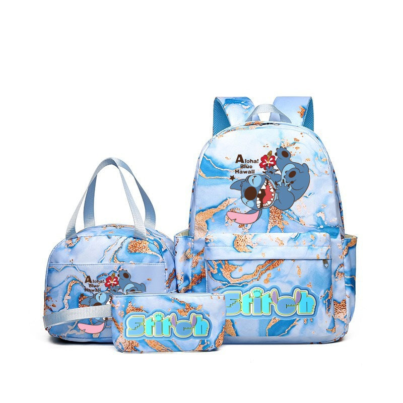 Waterproof 3-Piece School Backpack Set for Students & Travel