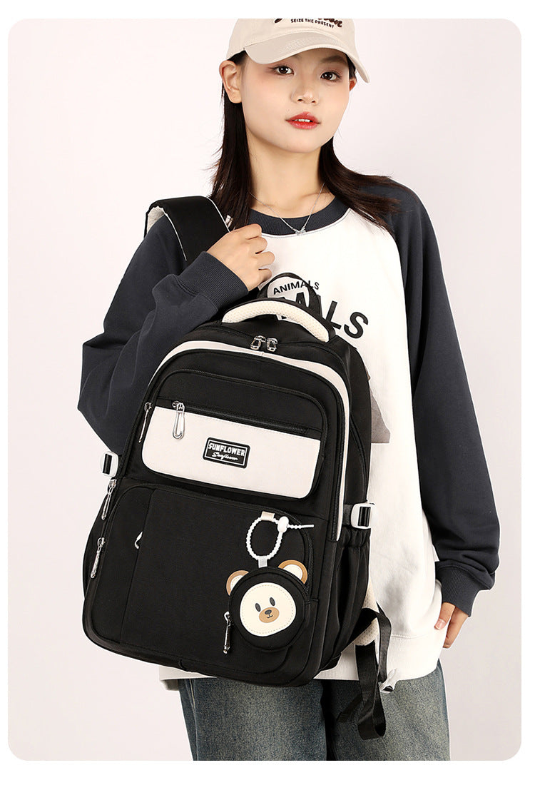Girls School Backpack - Durable Large Capacity 20-35L Bag