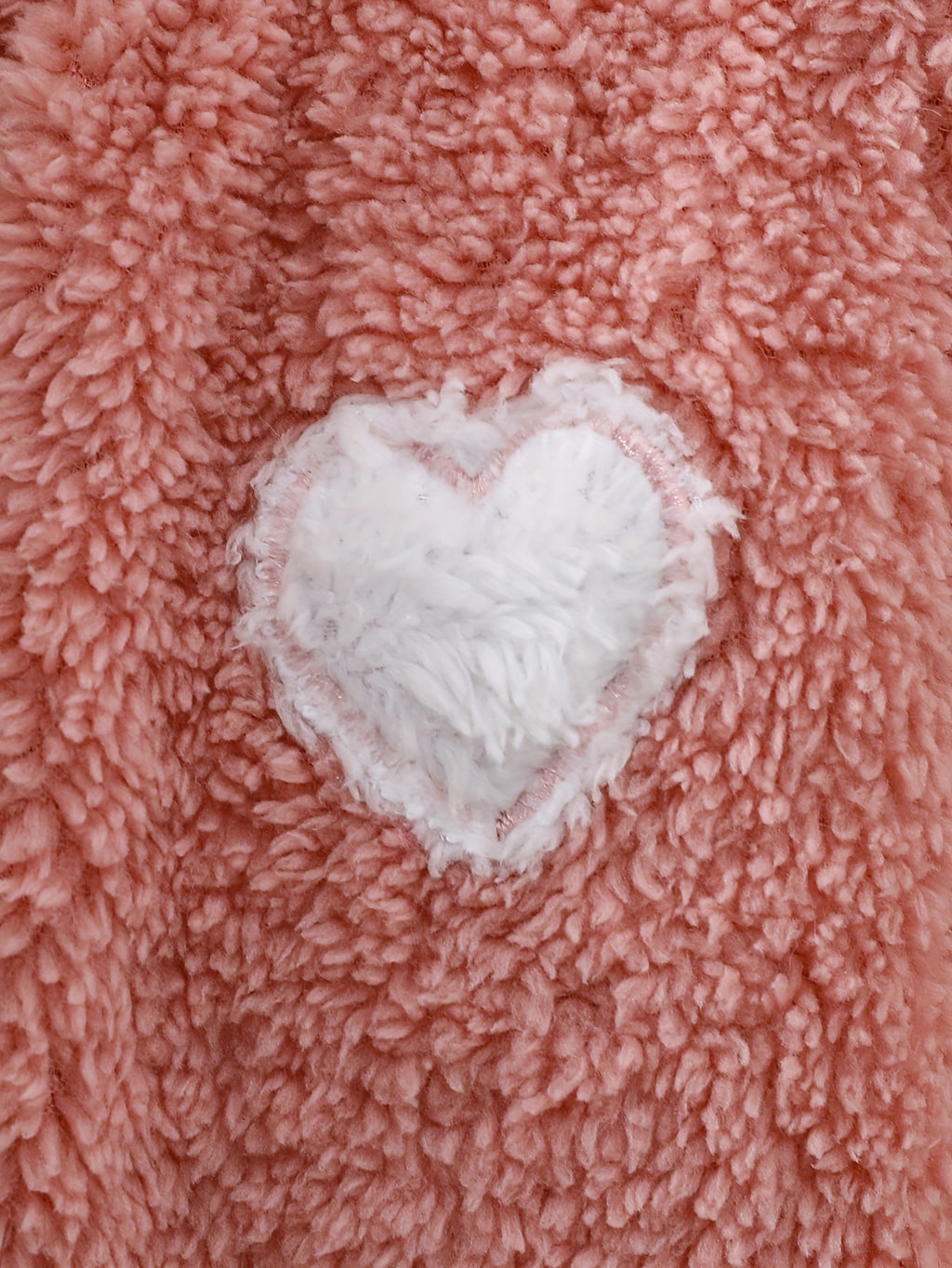 Heart-Print Fleece Set