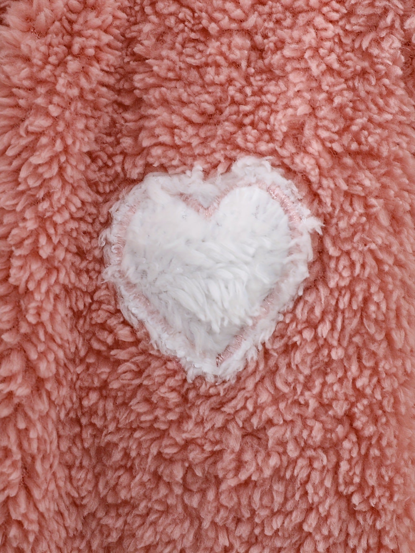 Heart-Print Fleece Set