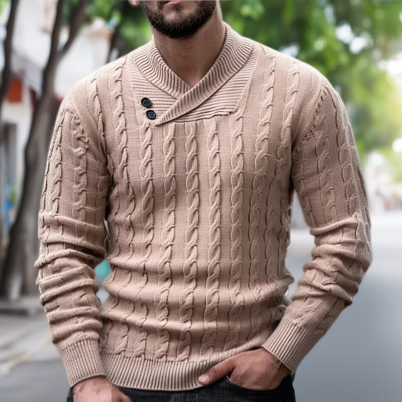 Classic Cable Knit Polo
