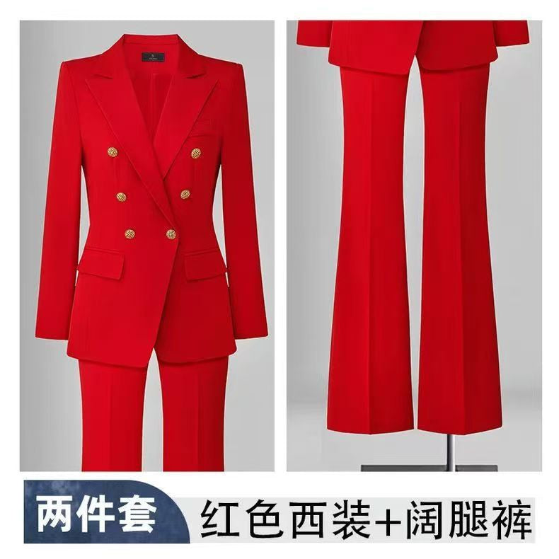 Womens 2-Piece Formal Trouser Suit Set