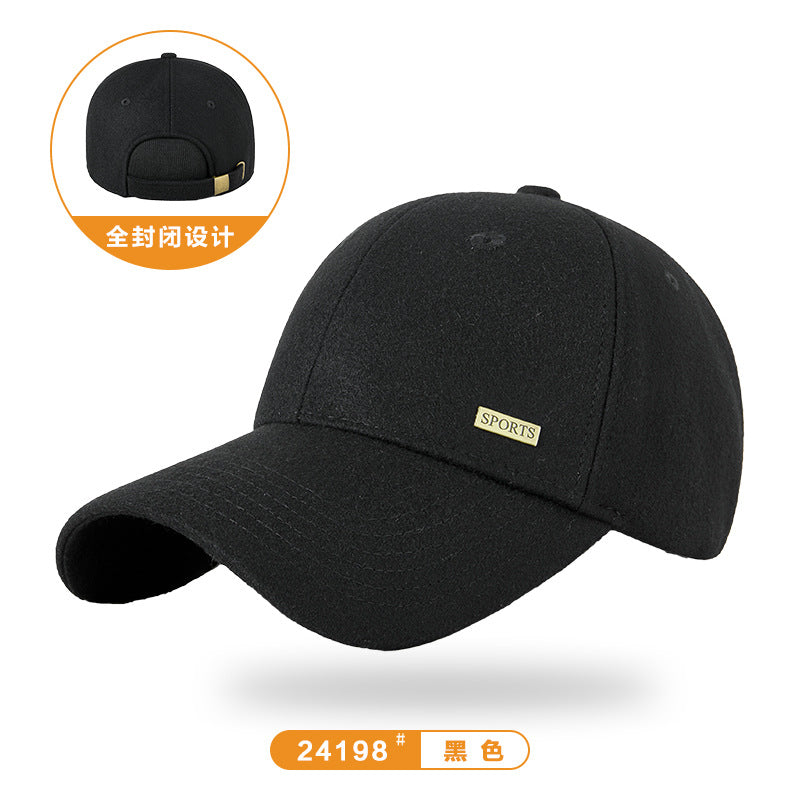 Autumn & Winter Wool Tweed Velvet Peaked Hats