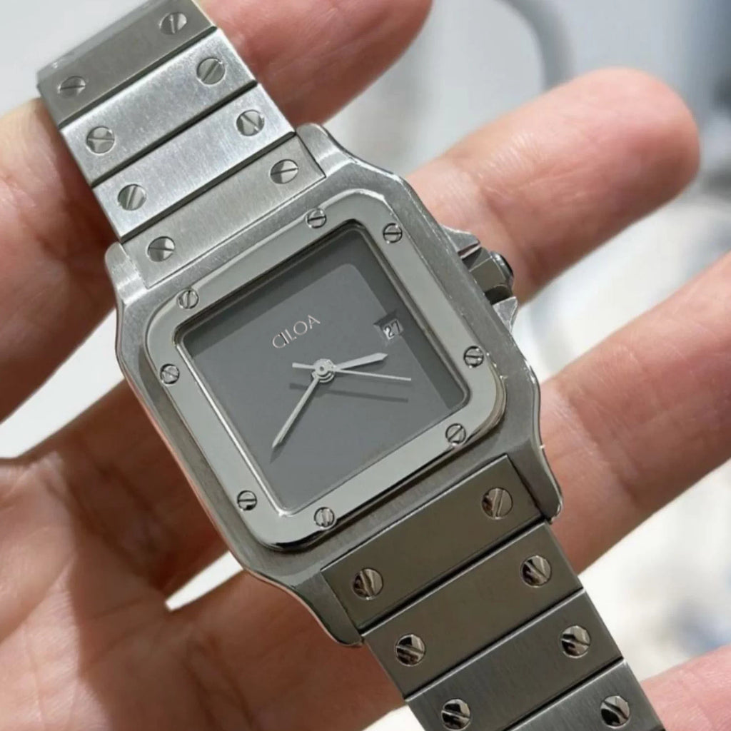 Men's Steel Band Quartz Watch - Classic Business Style