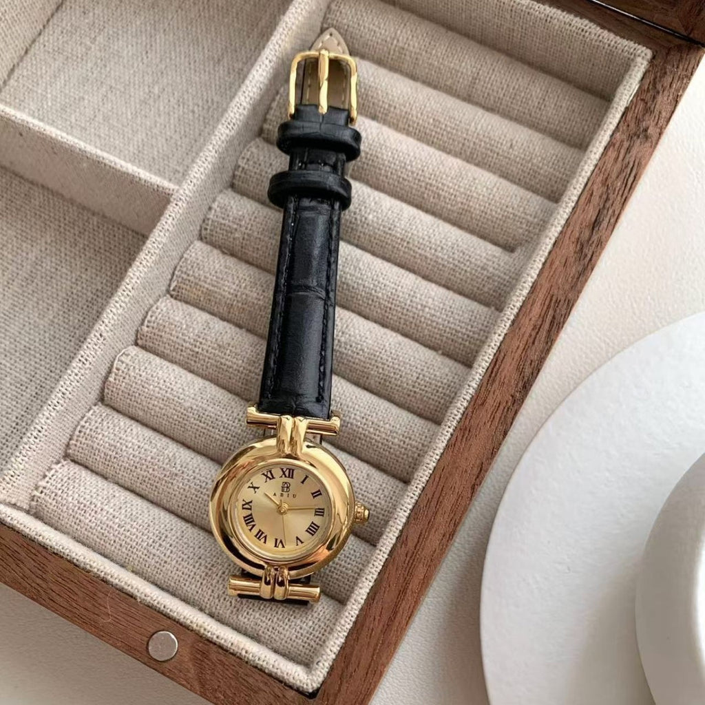 Vintage Osmanthus Gold Women's Watch - Luxury Minimalist Design