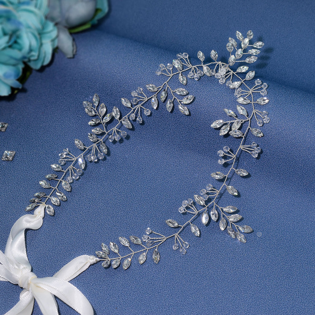 Creative handmade hanging rhinestone forehead Wedding  headdress
