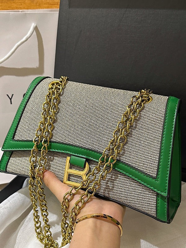 Designer Hourglass Shoulder Bag