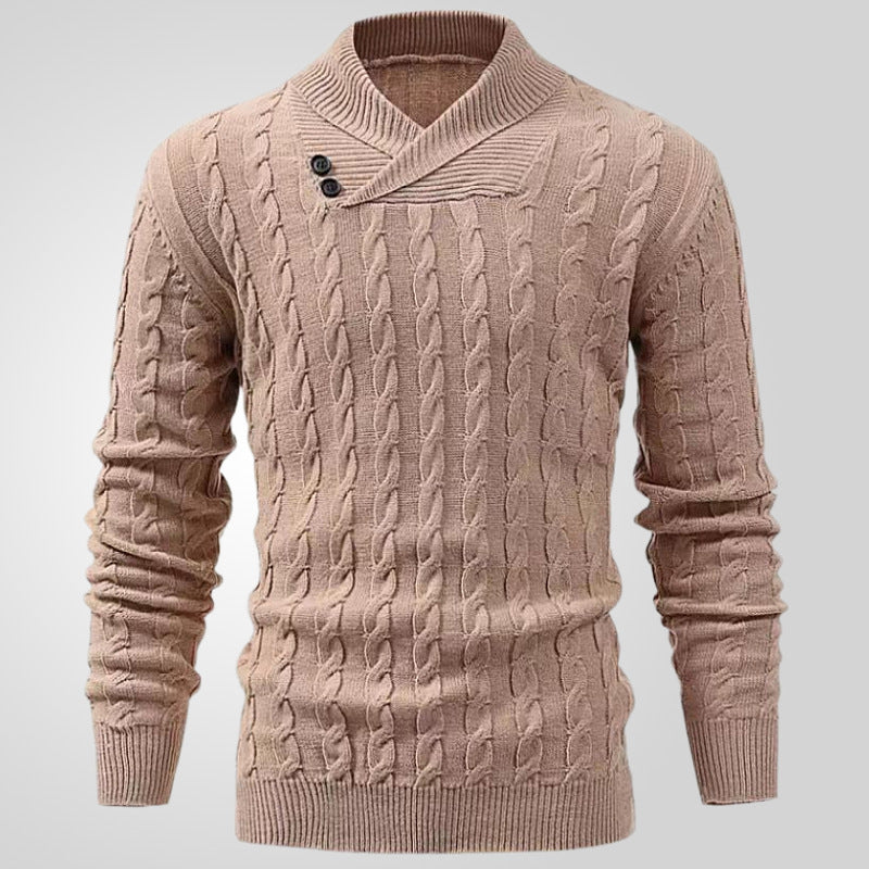 Classic Cable Knit Polo