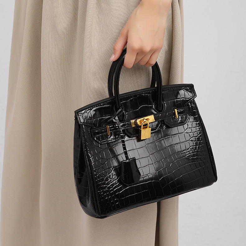 Victoria Crocodile Handbag