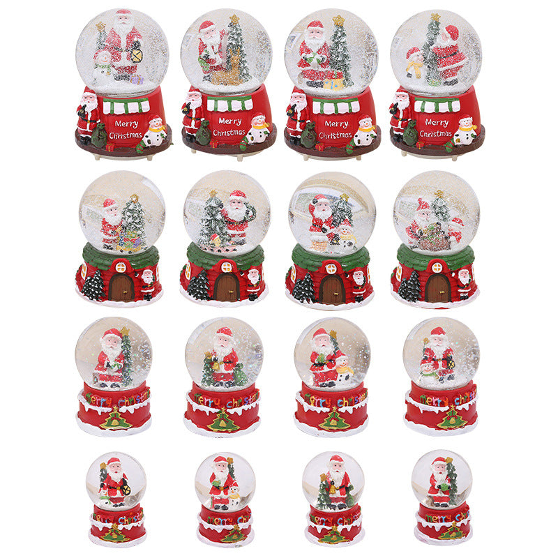 Musical Glow Crystal Ball Christmas Decoration