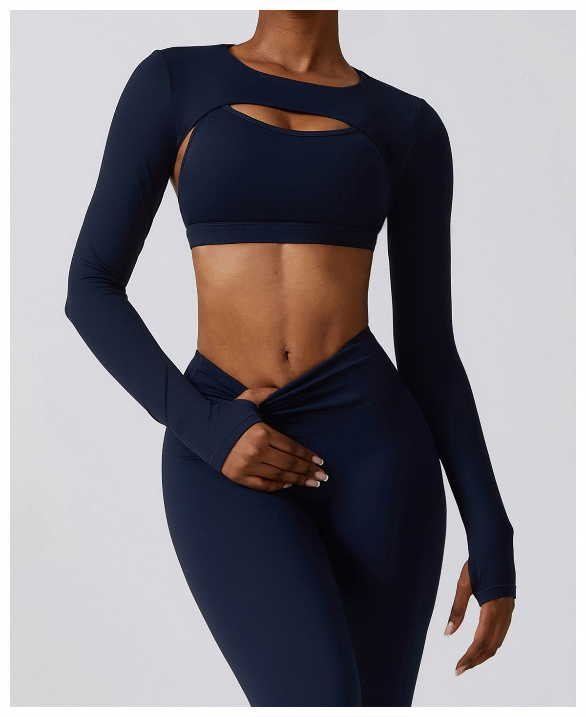 Slim-Fit Yoga Three-Piece Set