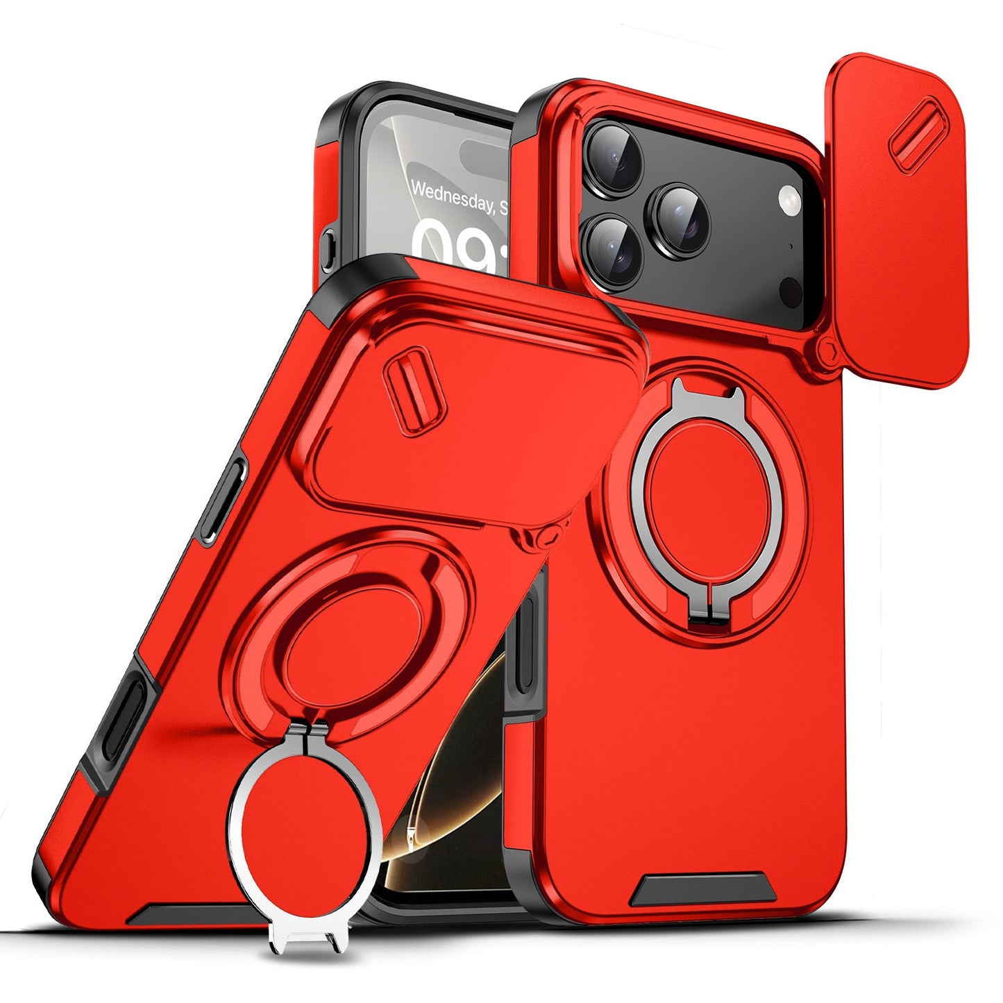 Magnetic Armor Phone Case for iPhone 16 / 17 Pro Max