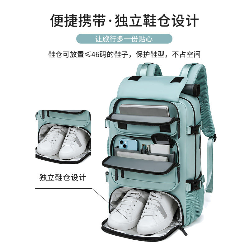 Men’s Large Capacity Multifunctional Travel Backpack – Custom Logo Outdoor & Laptop Bag
