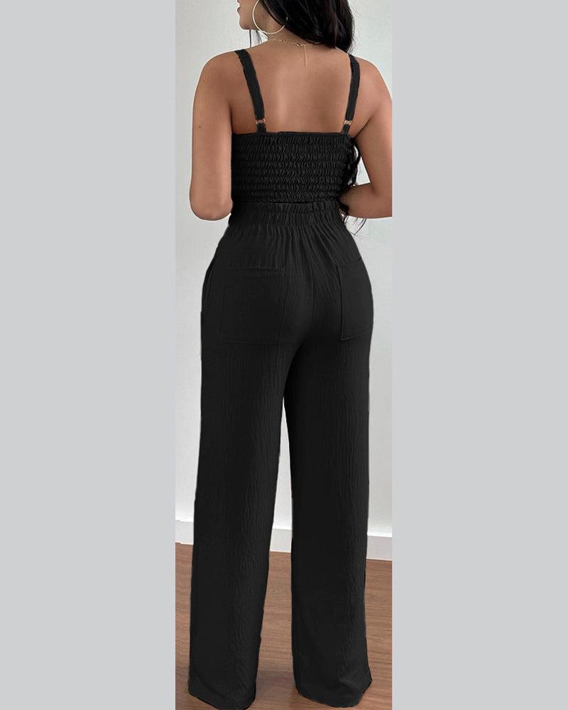 New Fashion Suspender Two-Piece Suit Women's Clothing