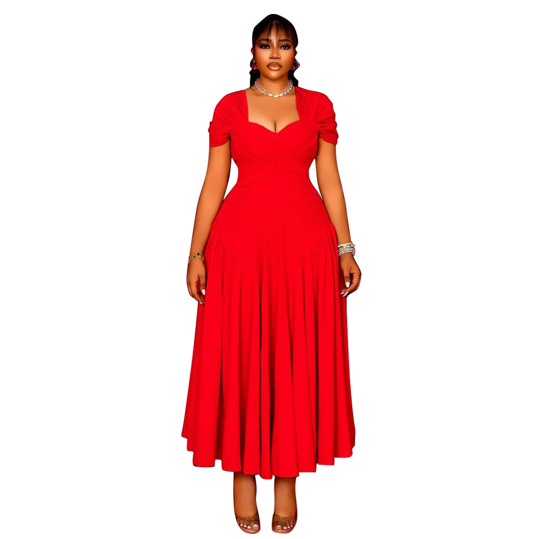 LunaGrace Pleated Dress