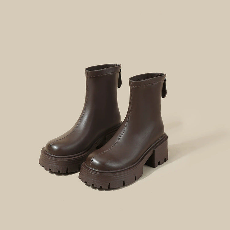 Velvet-Lined Knight Boots (On Hand)
