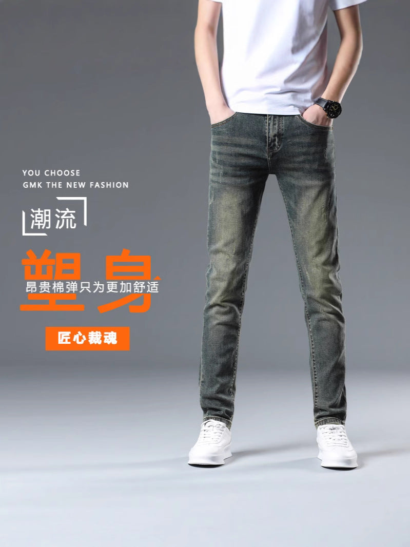 Vintage Stretch Jeans for Men