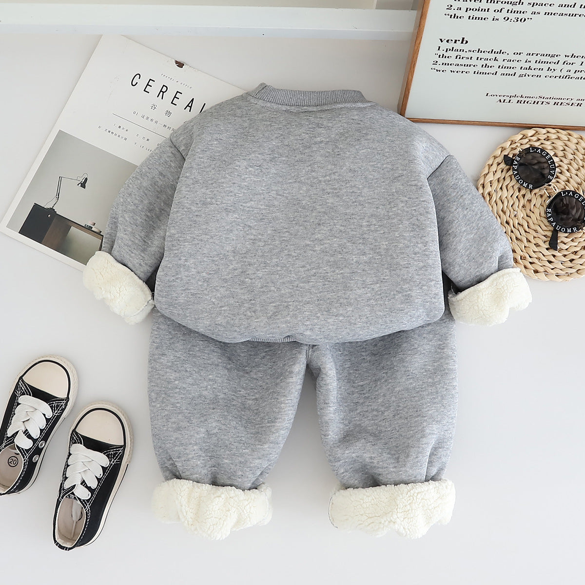 Giraffe Print Sweater Set