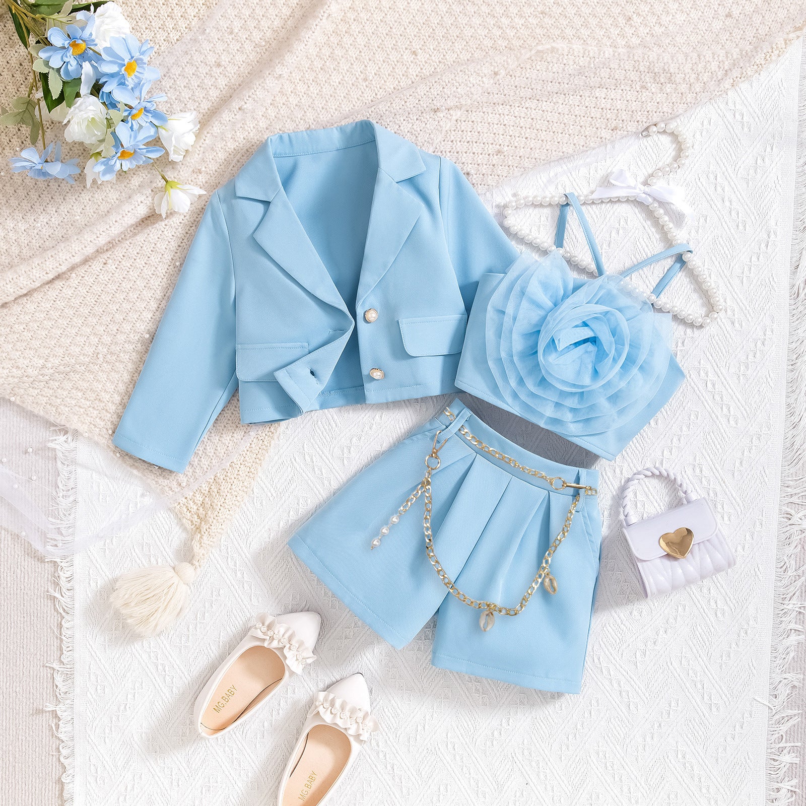 Autumn & Winter Fashion Set for Girls – 5-Piece Stylish Suit