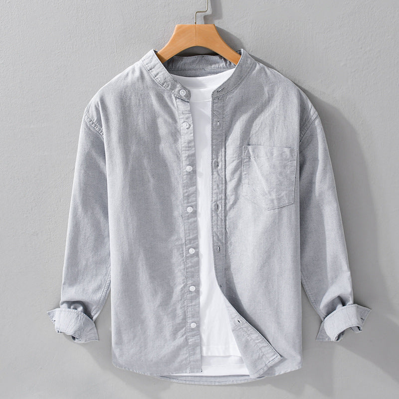 New Oxford Spinning Casual Men's Long-Sleeved Shirt