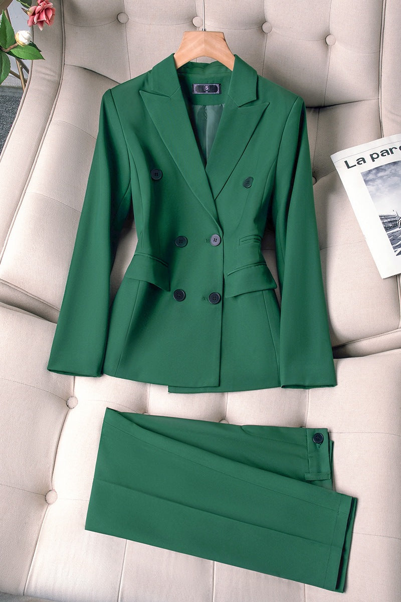 Womens 2-Piece Formal Trouser Suit Set