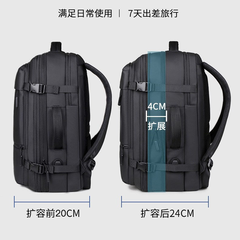 Luxury Multi-Function Business Backpack  Large Capacity Laptop & Commuter Bag for Men