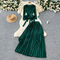 Chic Pleated Two-Piece Set with Tie Waist