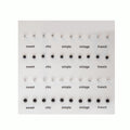 Simple Color Pearl Stud Earrings Set - 36 Pairs