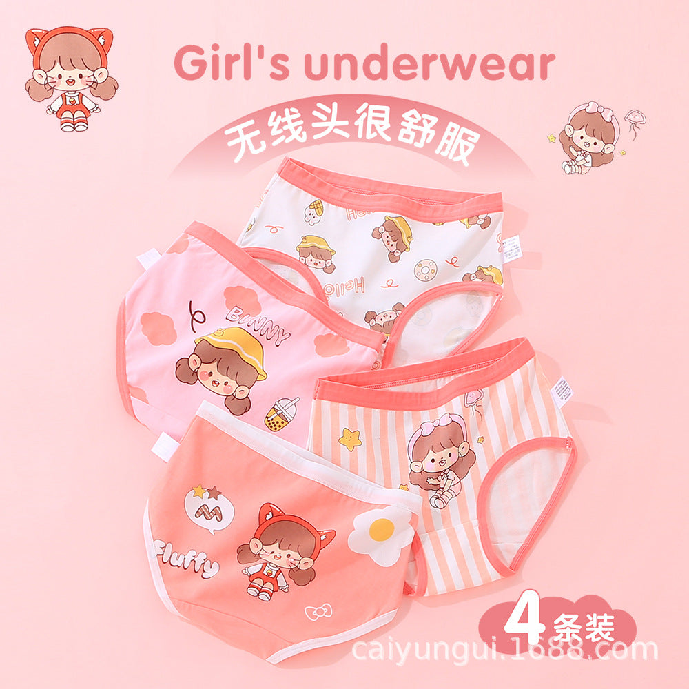 Cartoon Girls Underwear