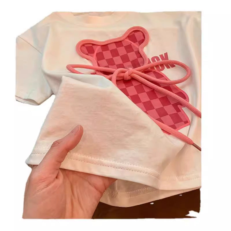 Summer Set - Stylish T-Shirt & Flared Pants for Girls