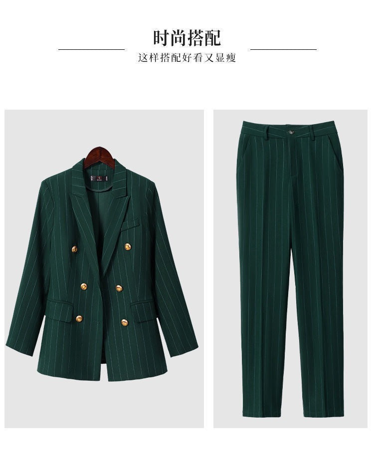 Womens 2-Piece Formal Trouser Suit Set