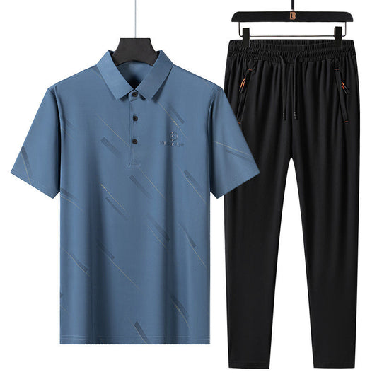 BreezeCool Dad Sport Polo Set