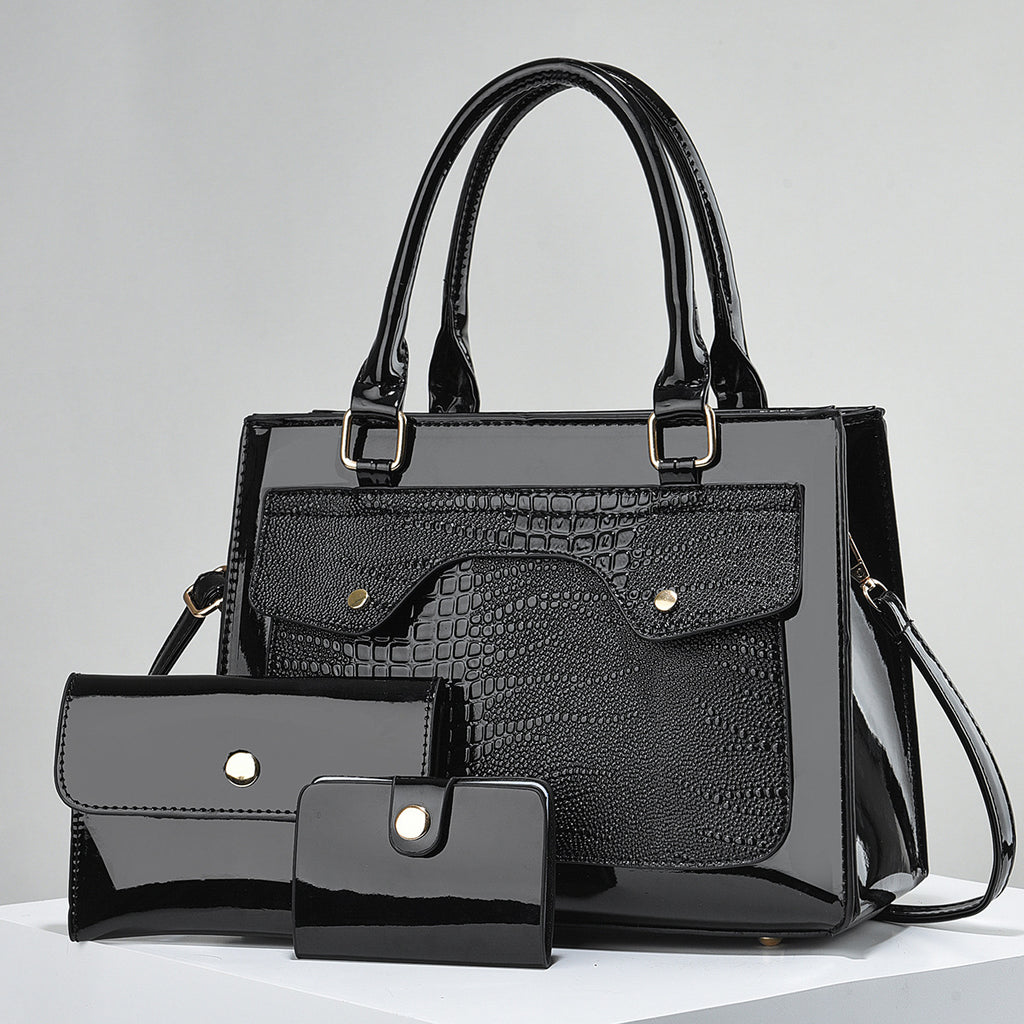 Shine 3-Piece Handbag Set