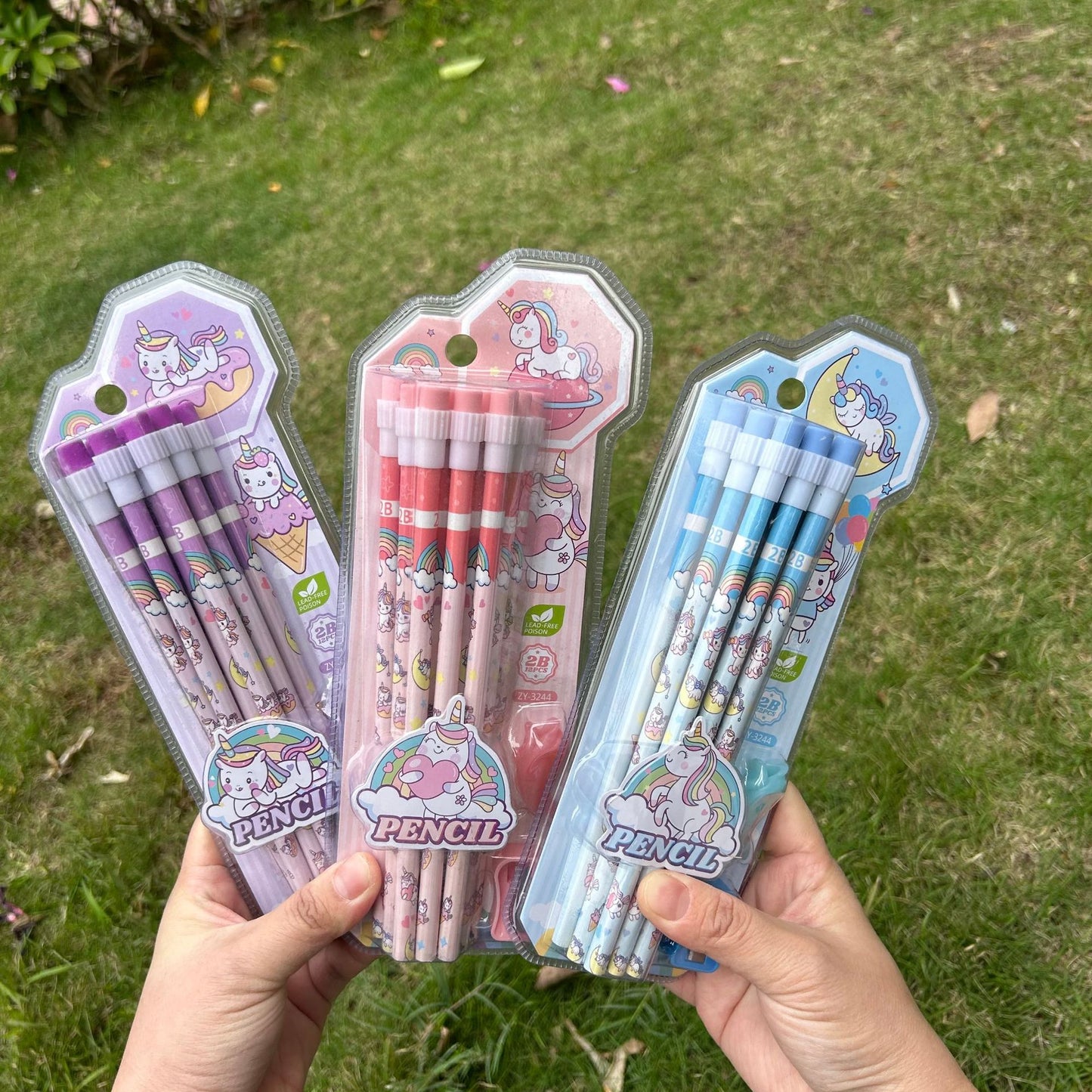 Kuromi Charm Pencil Set