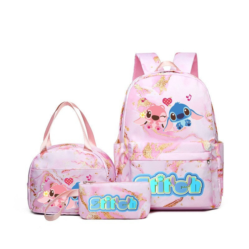 Waterproof 3-Piece School Backpack Set for Students & Travel