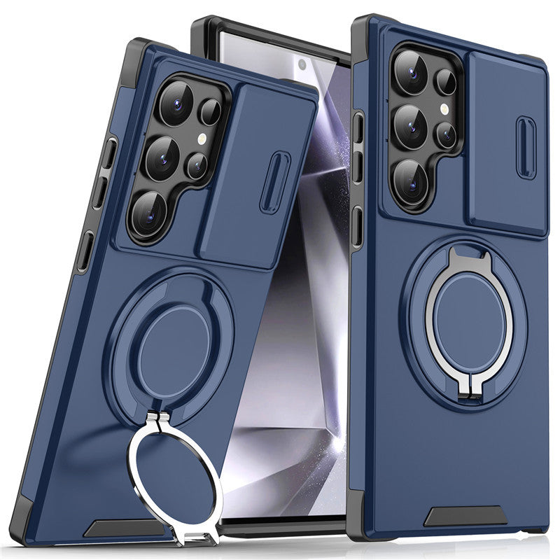Samsung S26 Ultra CamShield Case with Rotating Stand