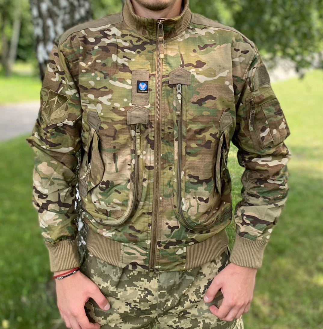 Mens Air Force Pilot Baseball Jacket  Tactical Stand Collar Leader Fan Coat
