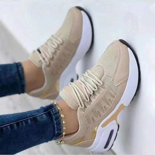 Women's Casual Flying Wedge Heel Sneakers