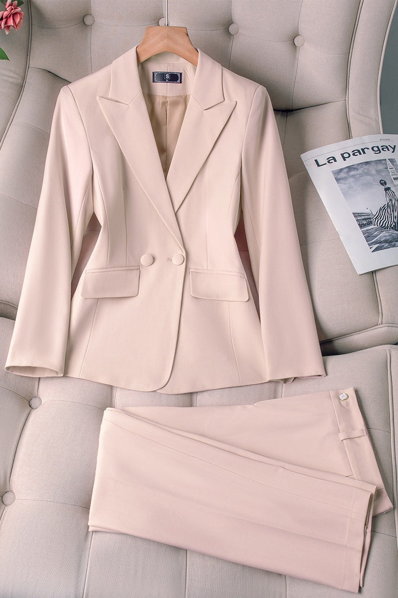 Womens 2-Piece Formal Trouser Suit Set