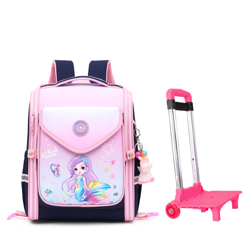 Little Mermaid Roller Backpack