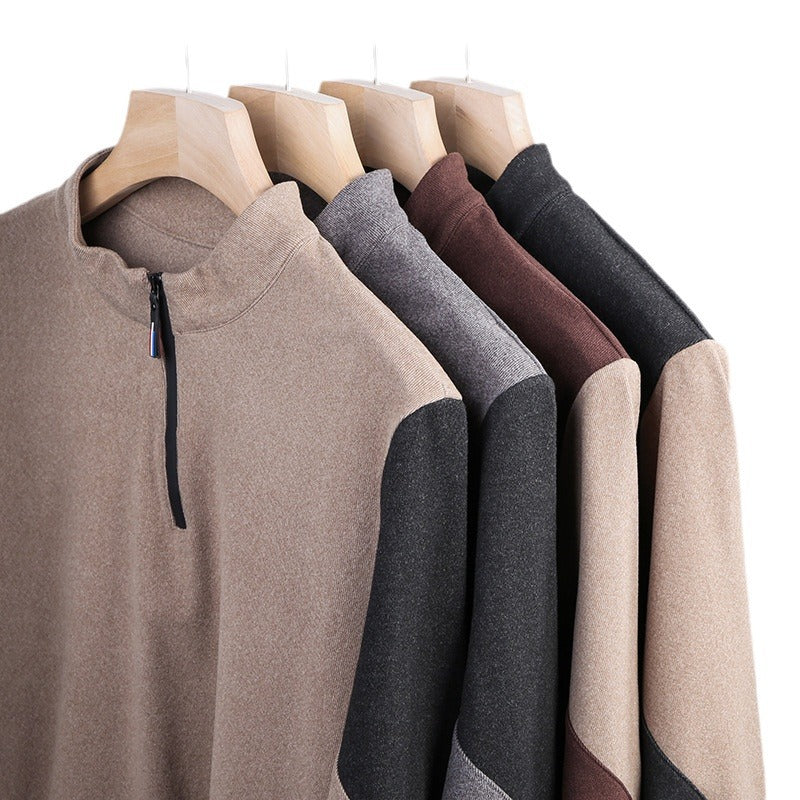 Velvet Quarter-Zip Pullover
