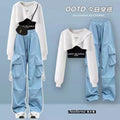 Trendy Three-Piece Casual Set (On Hand)
