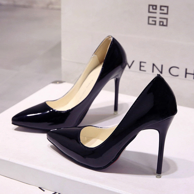 Round Toe Summer Wear Hill 10cm (On Hand)