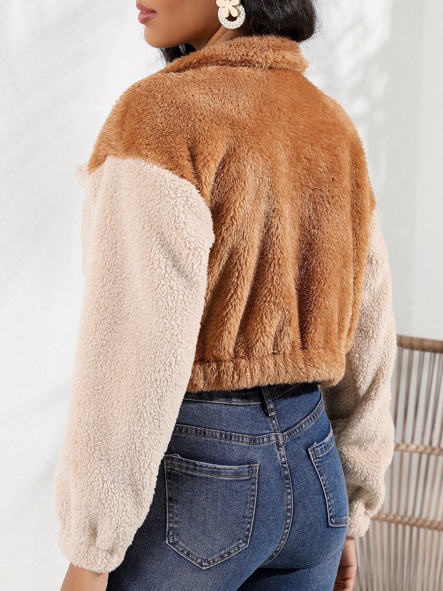 New Casual Thickened Fur cotton Jacket