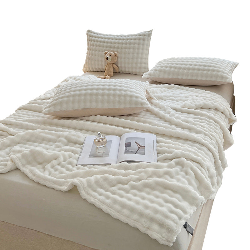 Bubble Velvet Throw Blanket