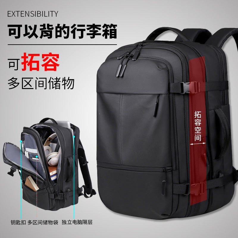 Luxury Multi-Function Business Backpack  Large Capacity Laptop & Commuter Bag for Men