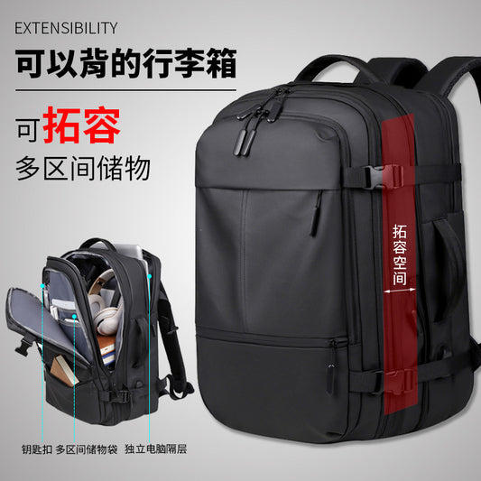 Luxury Multi-Function Business Backpack  Large Capacity Laptop & Commuter Bag for Men