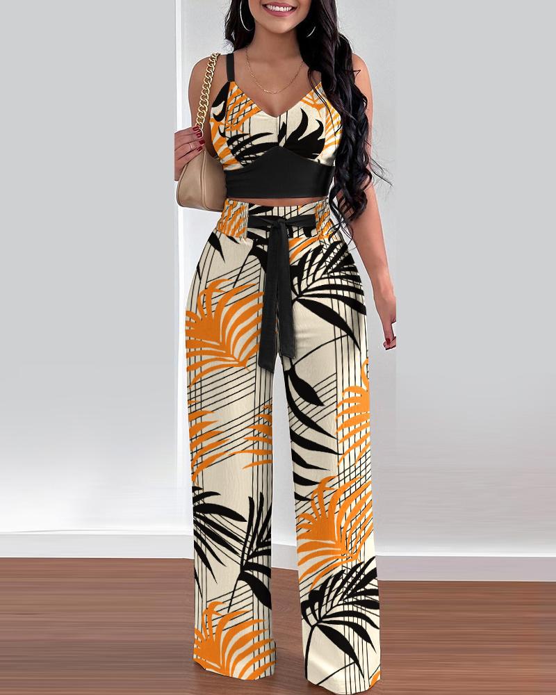 New Fashion Suspender Two-Piece Suit Women's Clothing