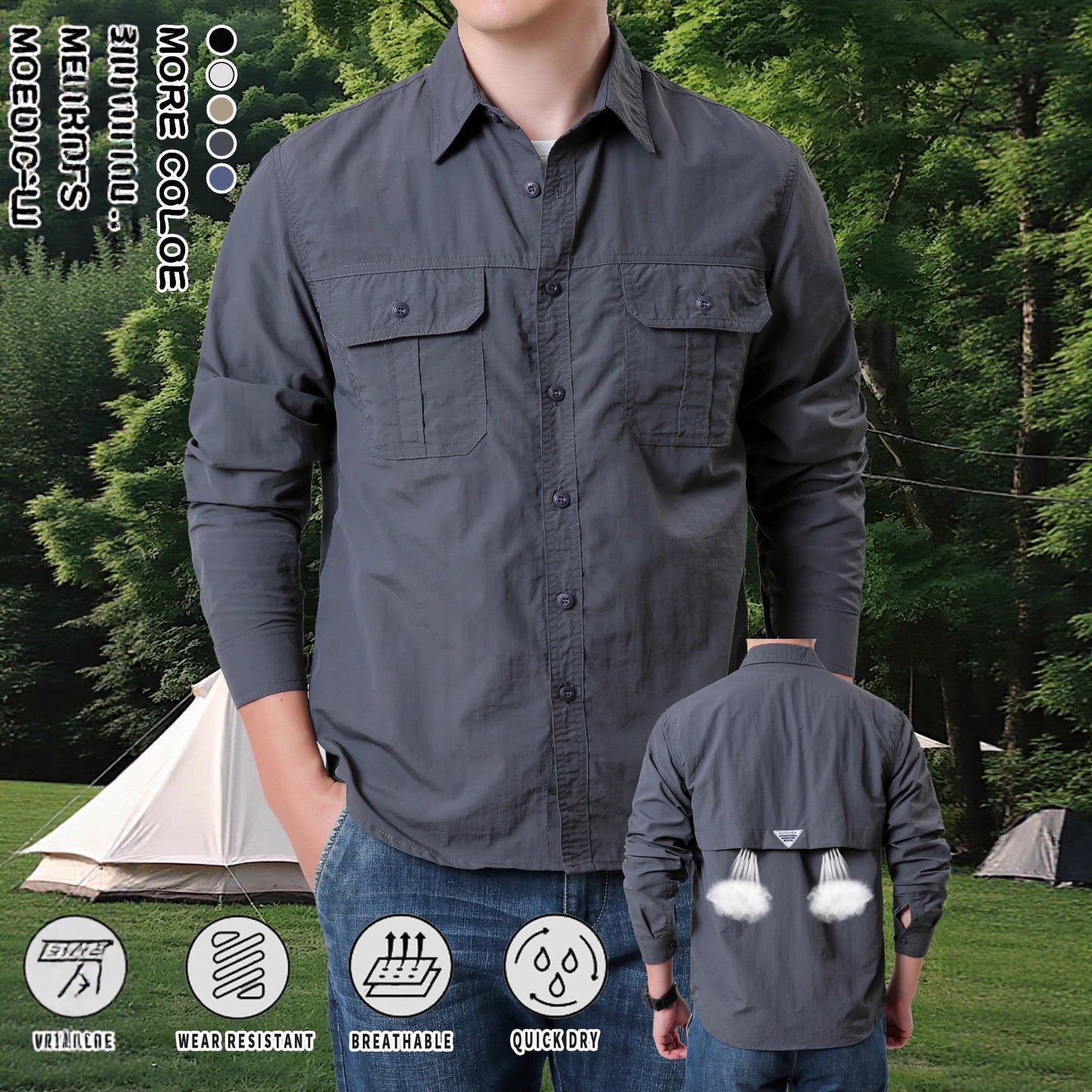 QuickDry UV Fishing Shirt