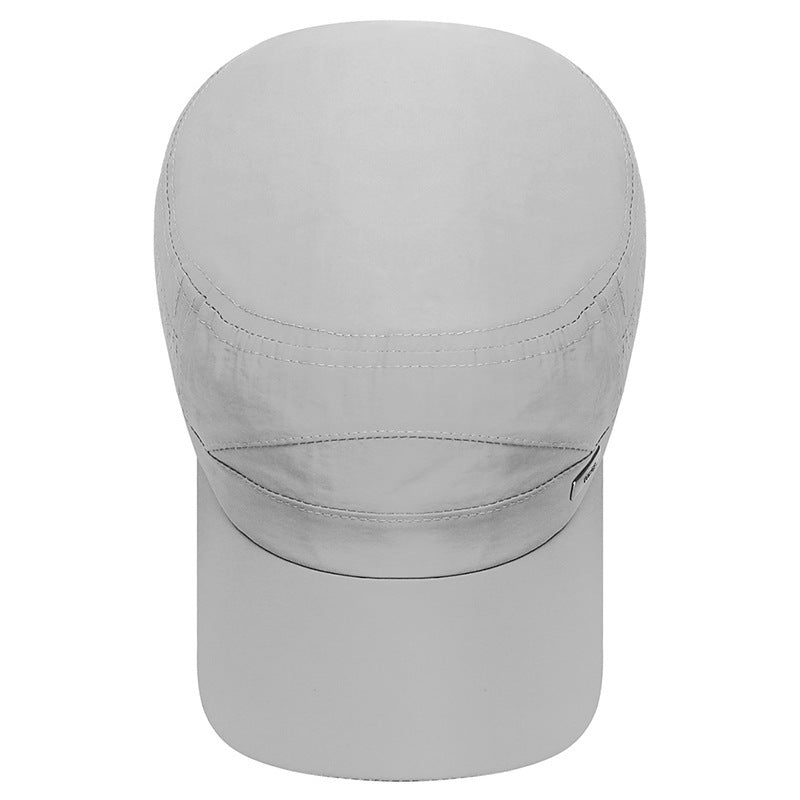 Men’s Breathable Mesh Flat Hat for Summer Outdoor Travel